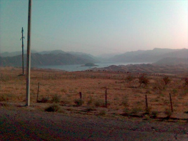 72. Вид на Нурекское водохранилище